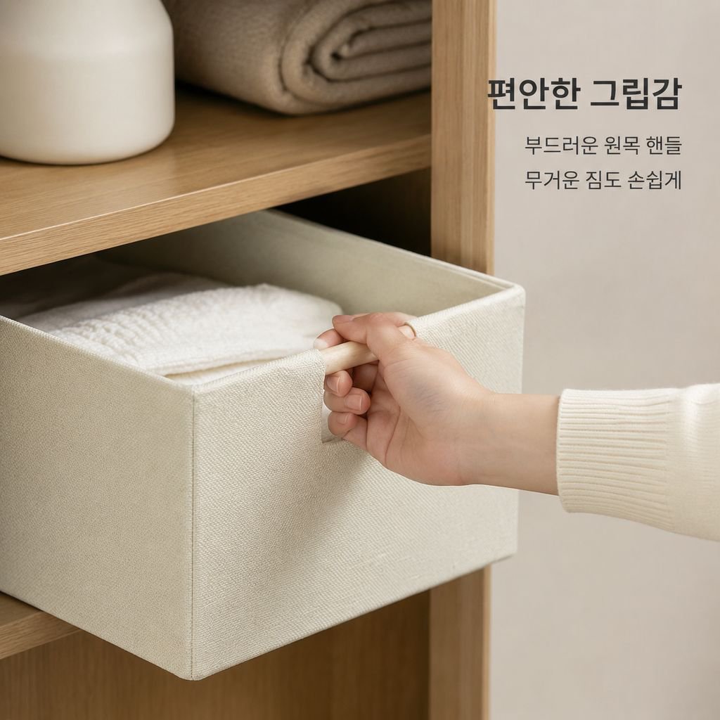 면마 패브릭 수납함