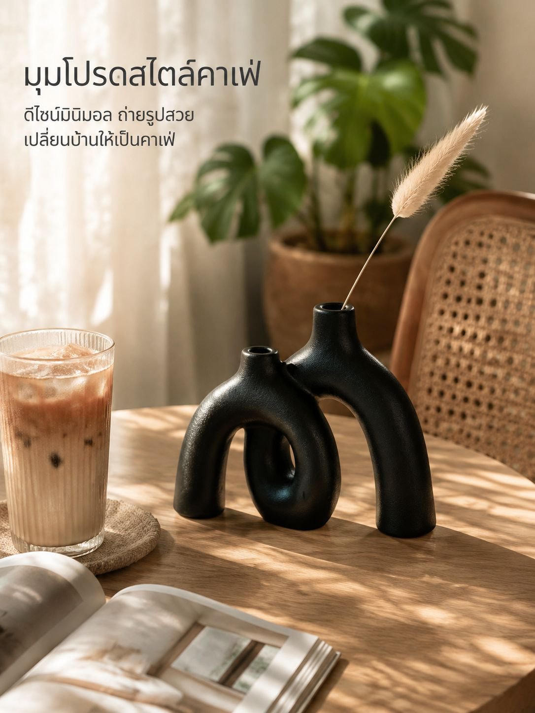 แจกันเซรามิกดีไซน์สร้างสรรค์สำหรับตกแต่งบ้าน