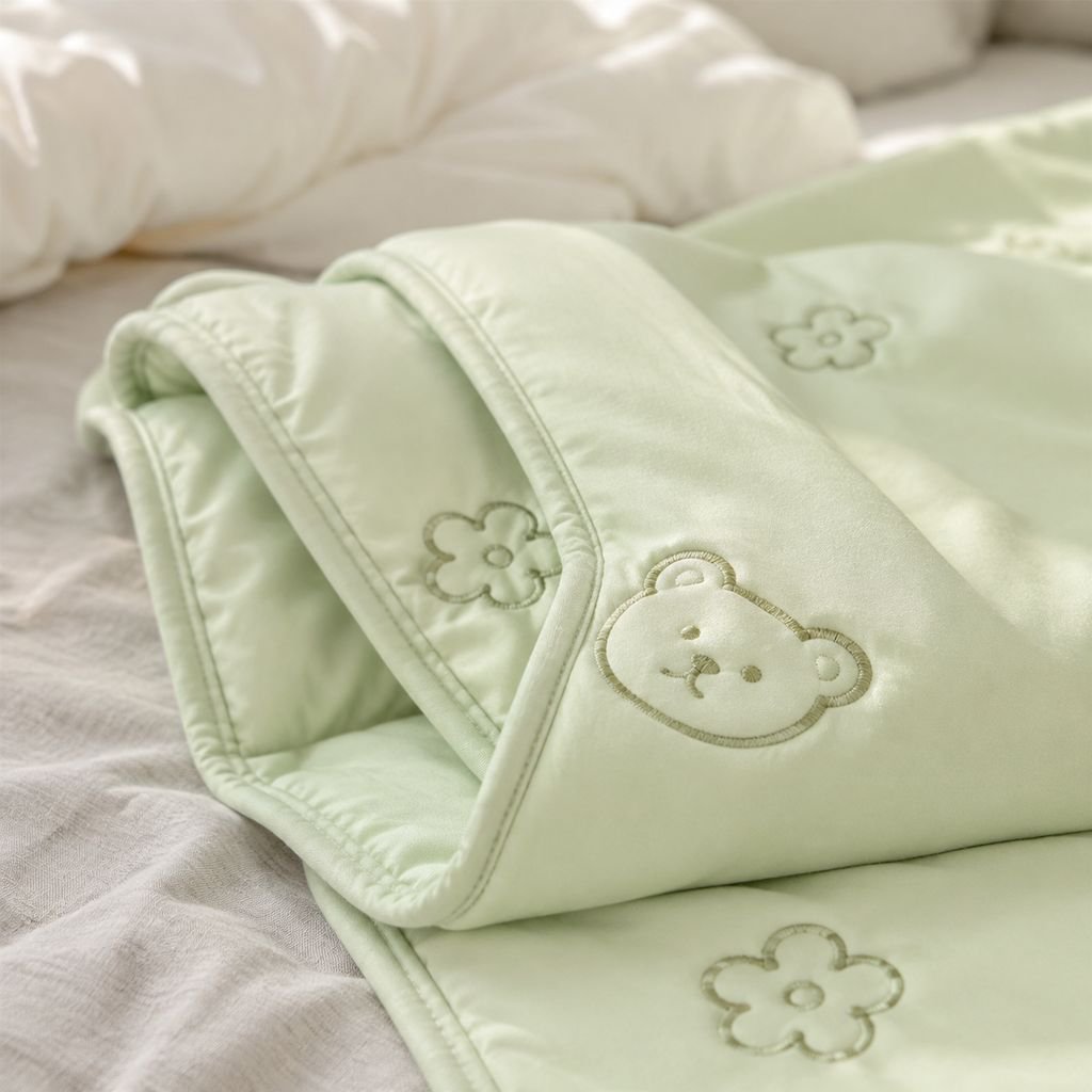 Breathable Summer Thin Quilt, Skin-friendly Quilt Cover, Easy Care, High Temperature Use