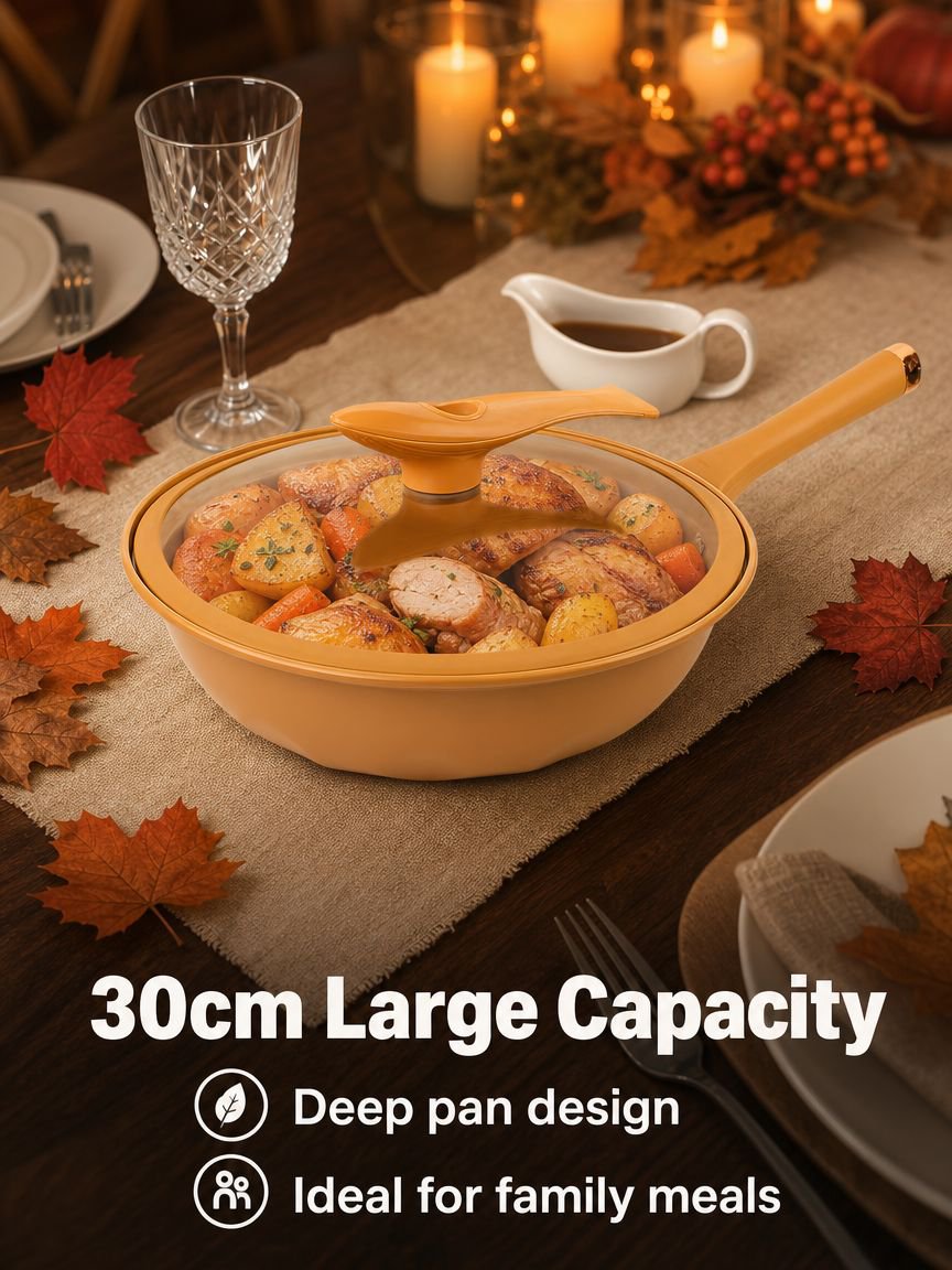 High Pressure Microwave Non-stick Frying Pan