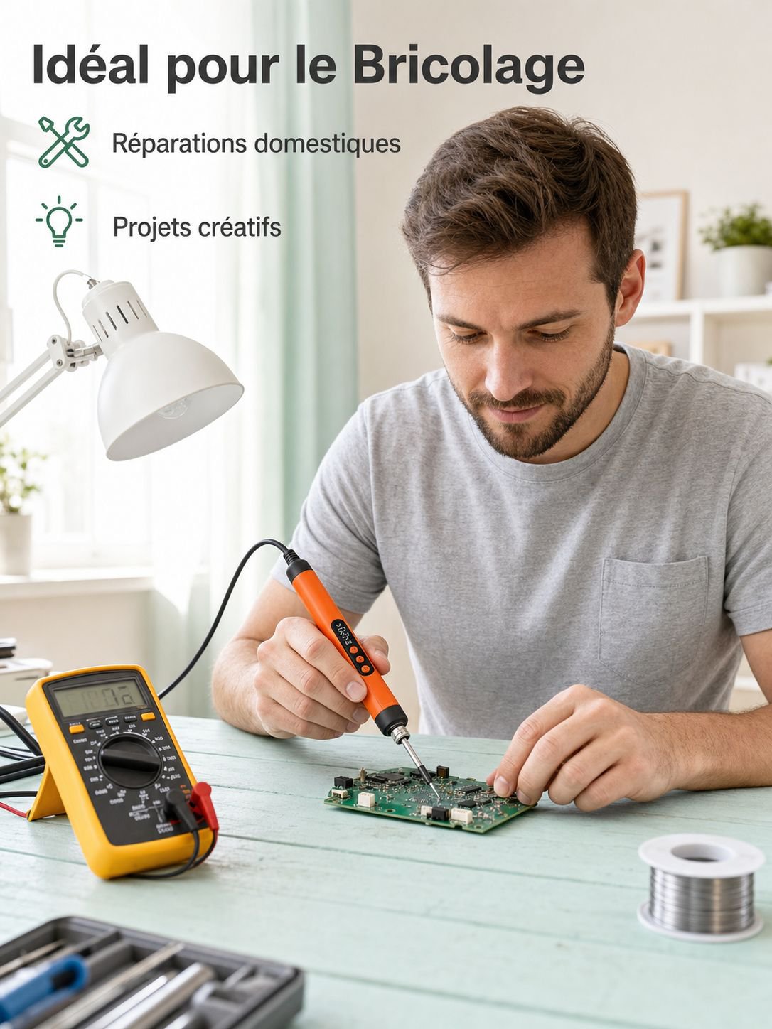Stylo à souder numérique portable pour usage domestique