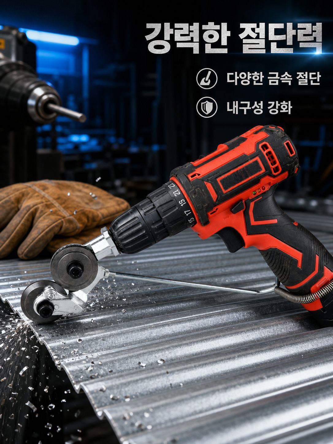 다기능 전기 드릴 철판 절단기