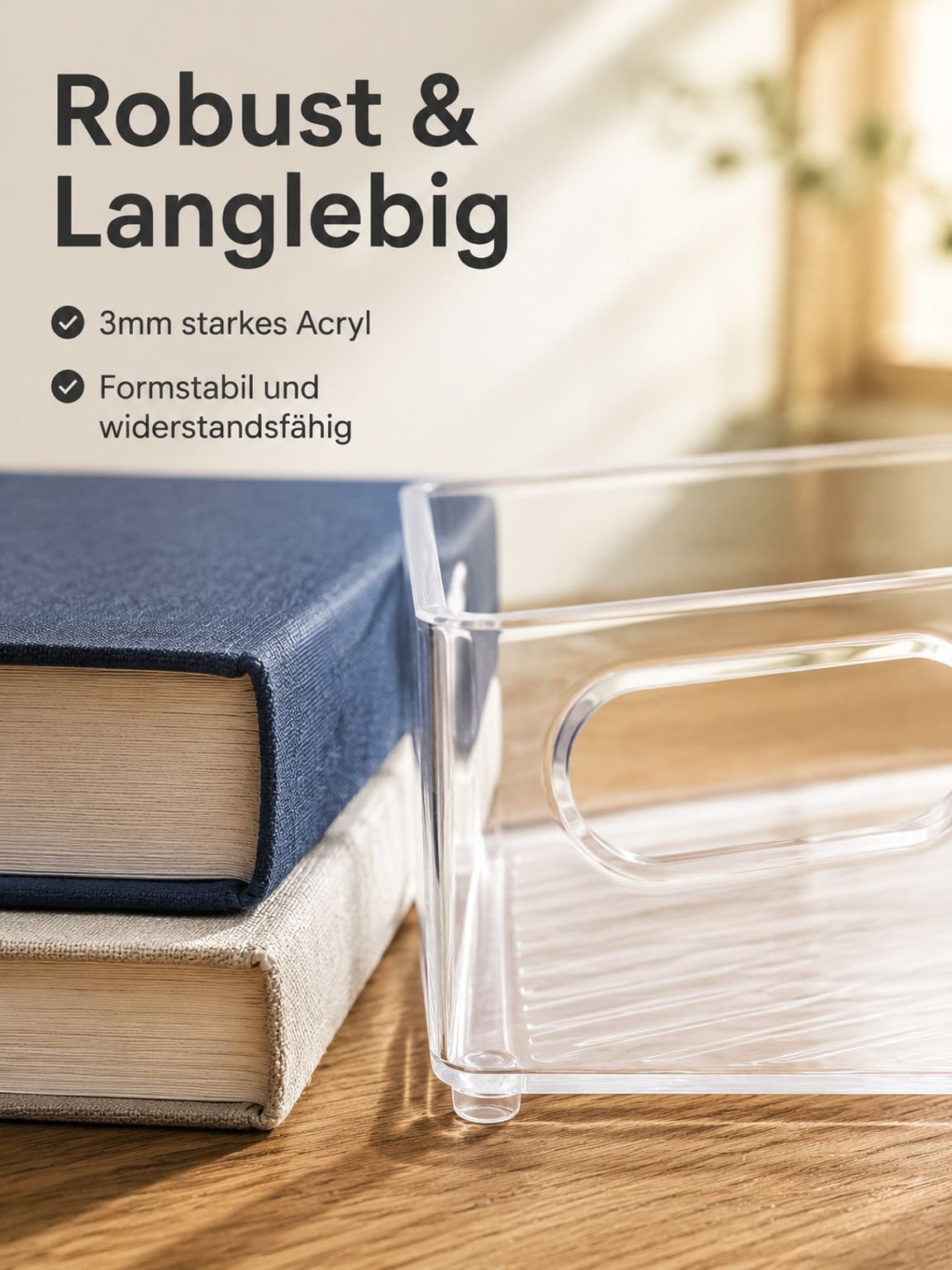 Eleganter Acryl Schreibtisch-Organizer für Stifte und Schreibwaren