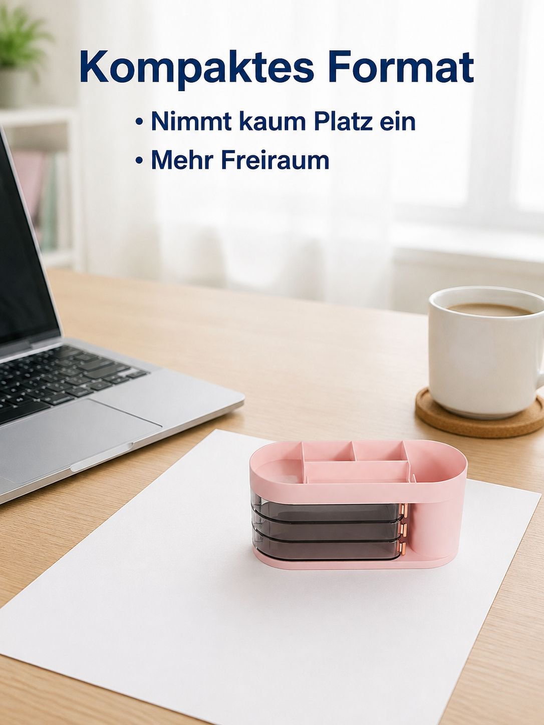 Multifunktionaler drehbarer Kosmetik-Organizer für den Schreibtisch