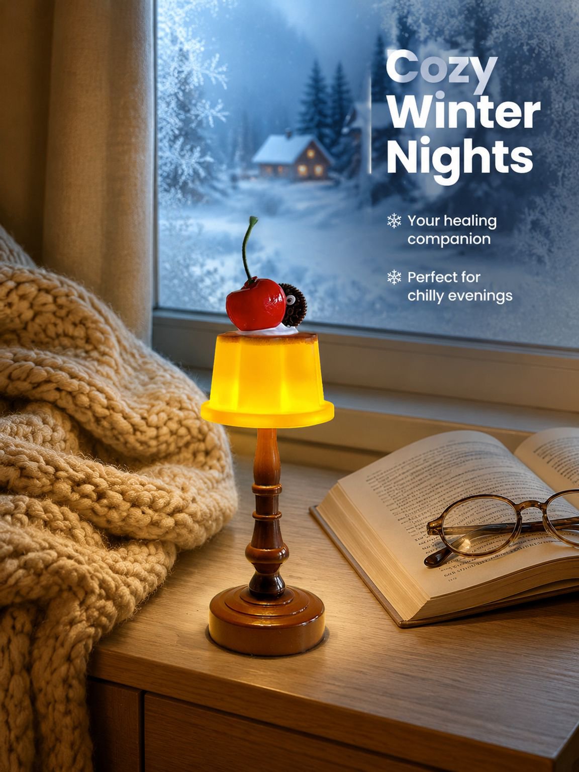 Birthday gift, women's night light, bedside lamp, ambient light, bedroom sleep lamp, new creative gi