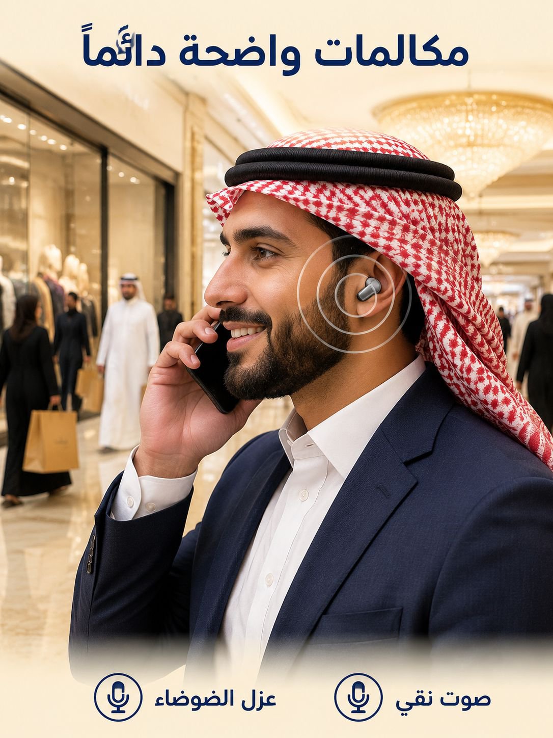 سماعات البلوتوث المانعة للضوضاء (لا تأخير في الألعاب)