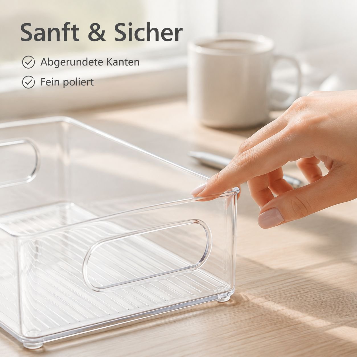 Acryl Schreibtisch-Organizer