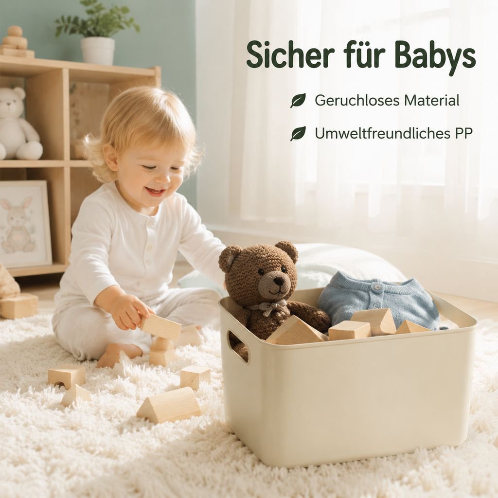 Große Aufbewahrungsbox mit Deckel