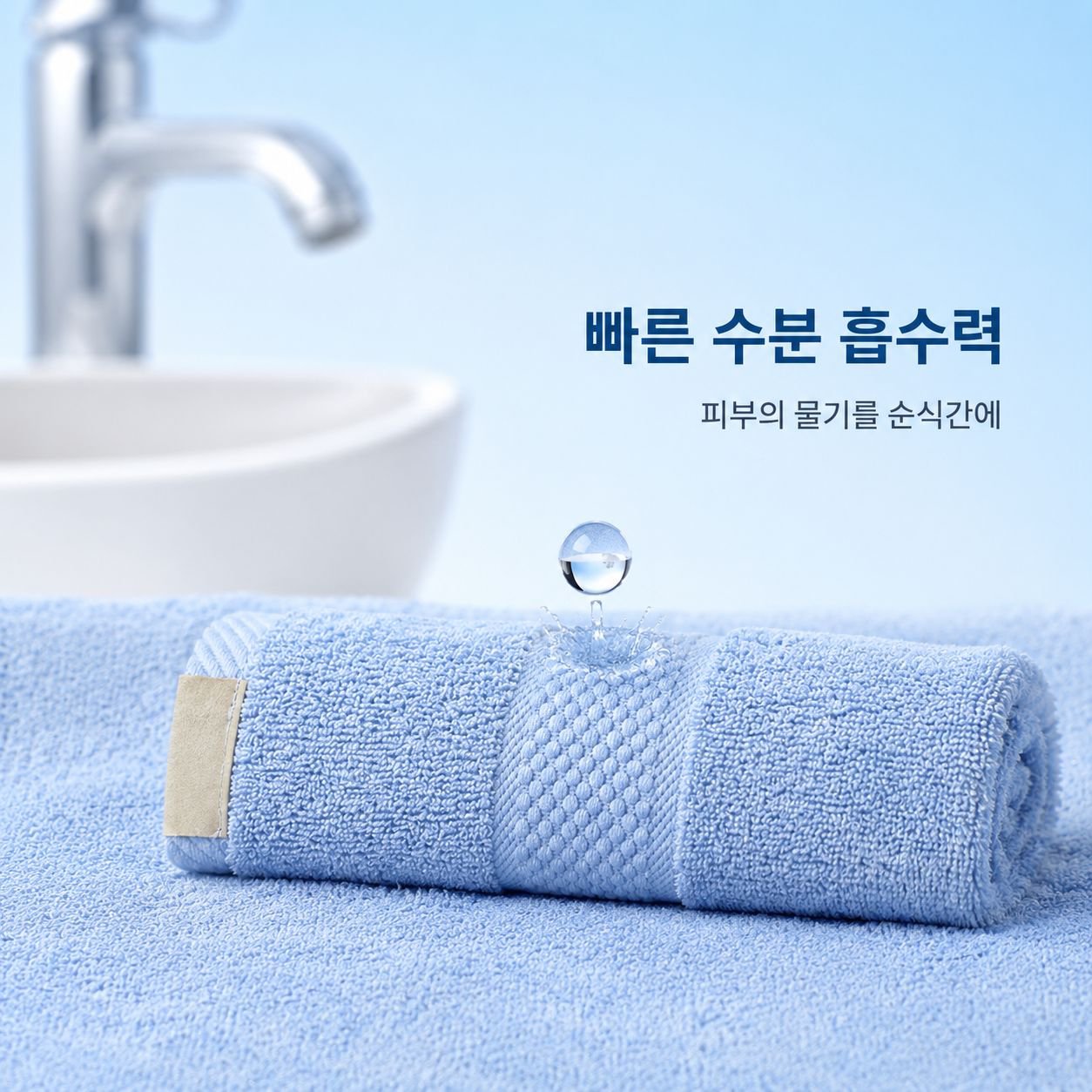 항균 순면 부드러운 타월