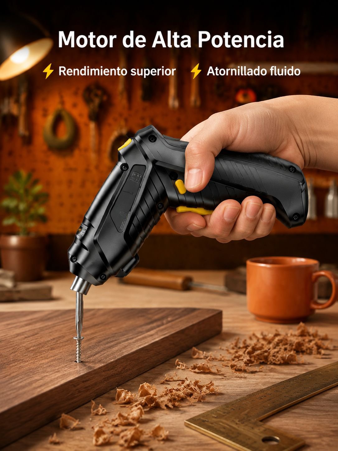 Juego de destornilladores eléctricos recargables multifuncionales para el hogar