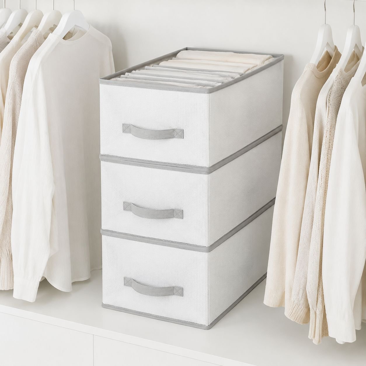 Drawer organizer with multiple compartments for panties