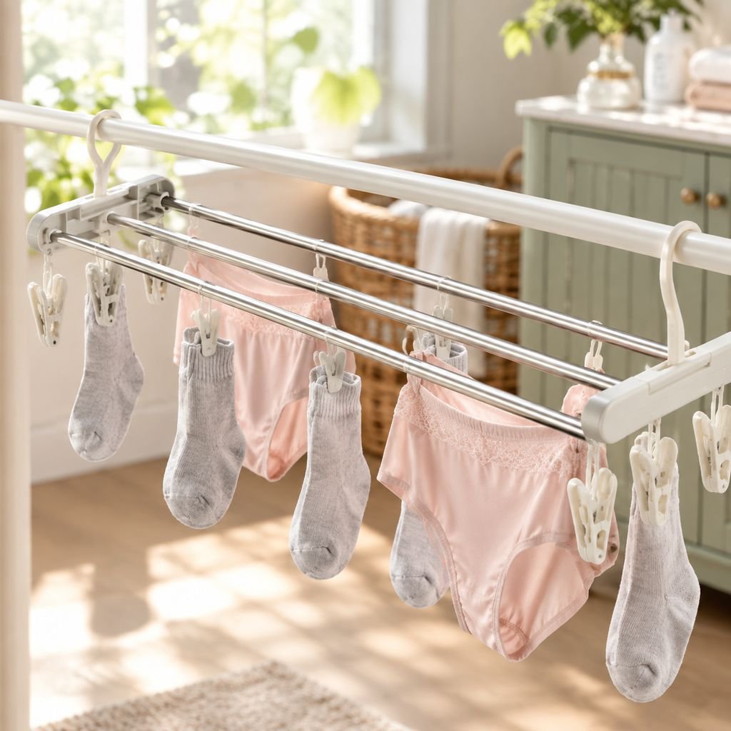 Multifunctional Stainless Steel Telescopic Drying Rack