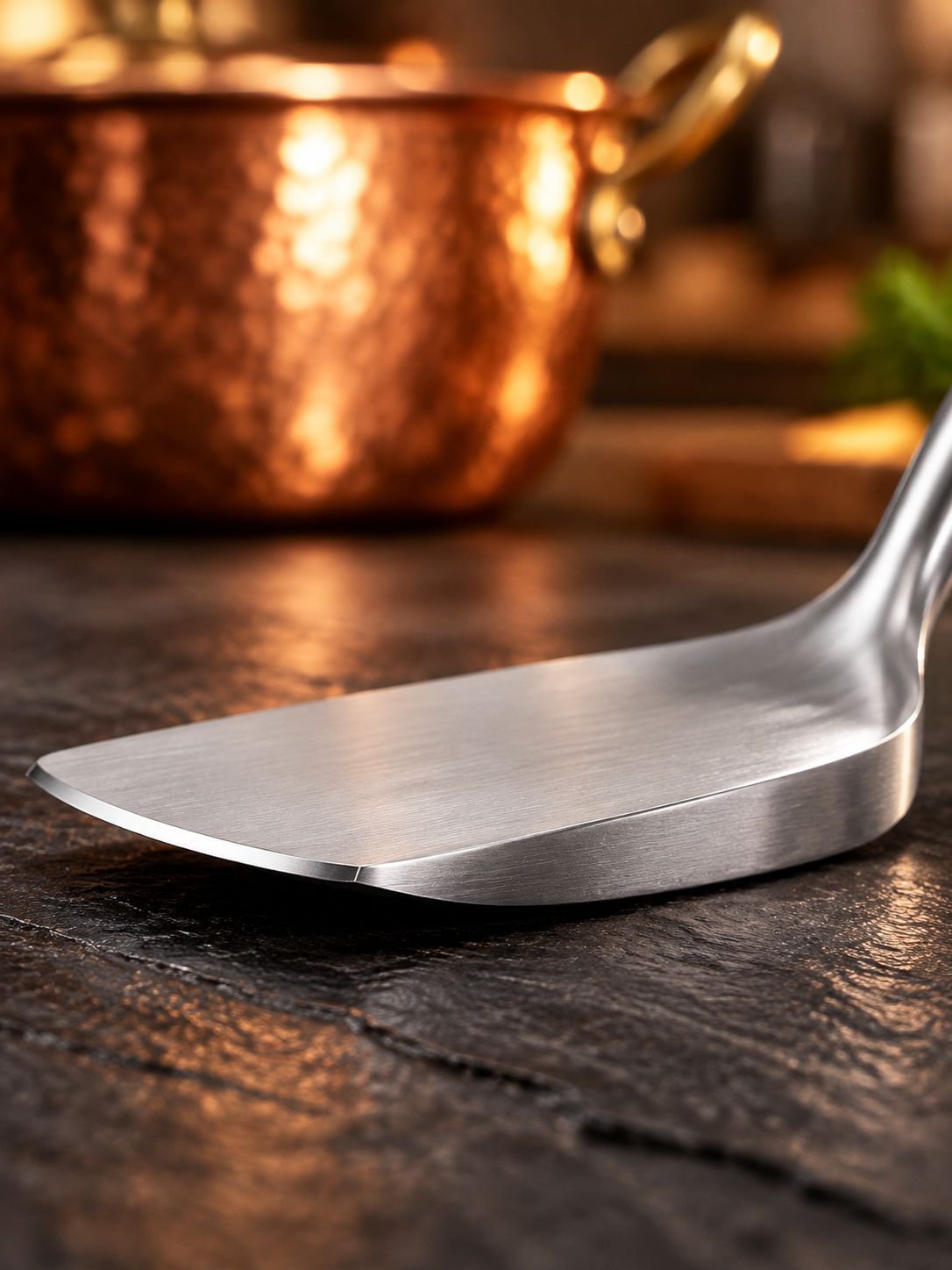 Espátula de acero inoxidable para cocina