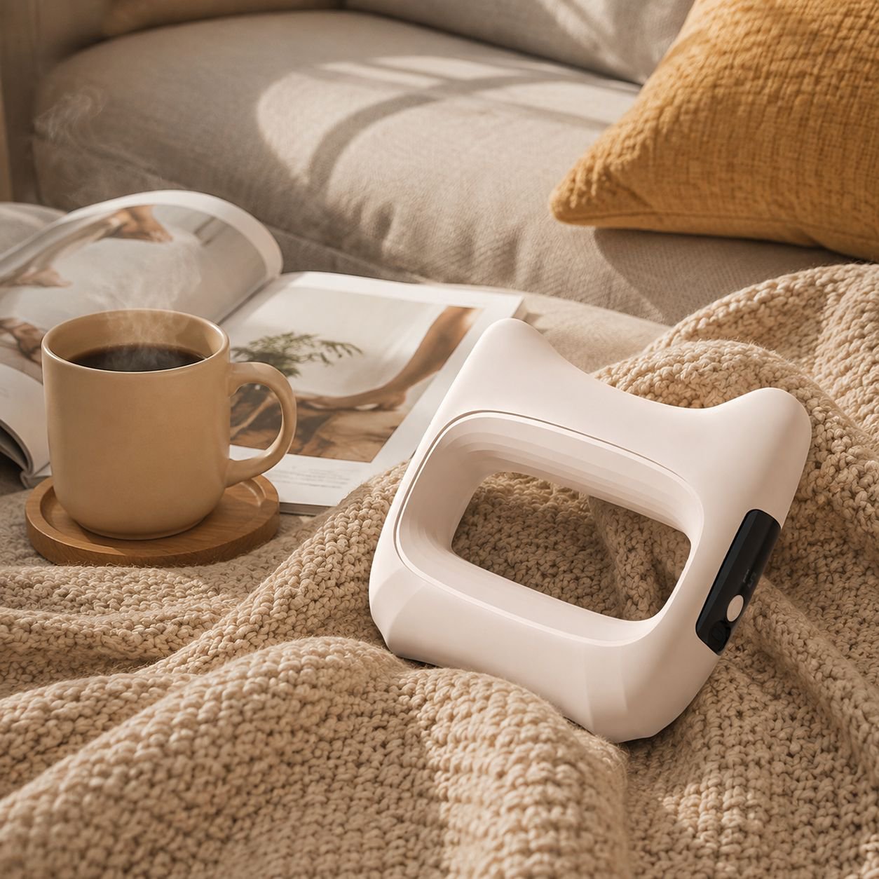 Silent operation massager for daily use