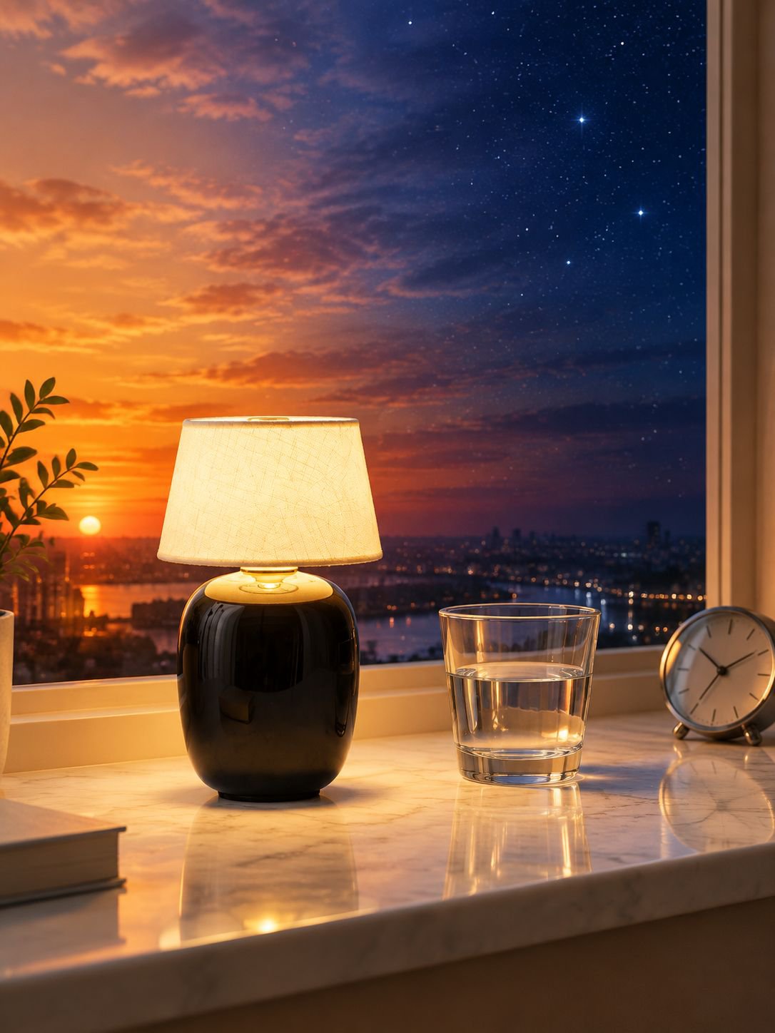Kabellose Retro-Tischlampe für Schlafzimmer