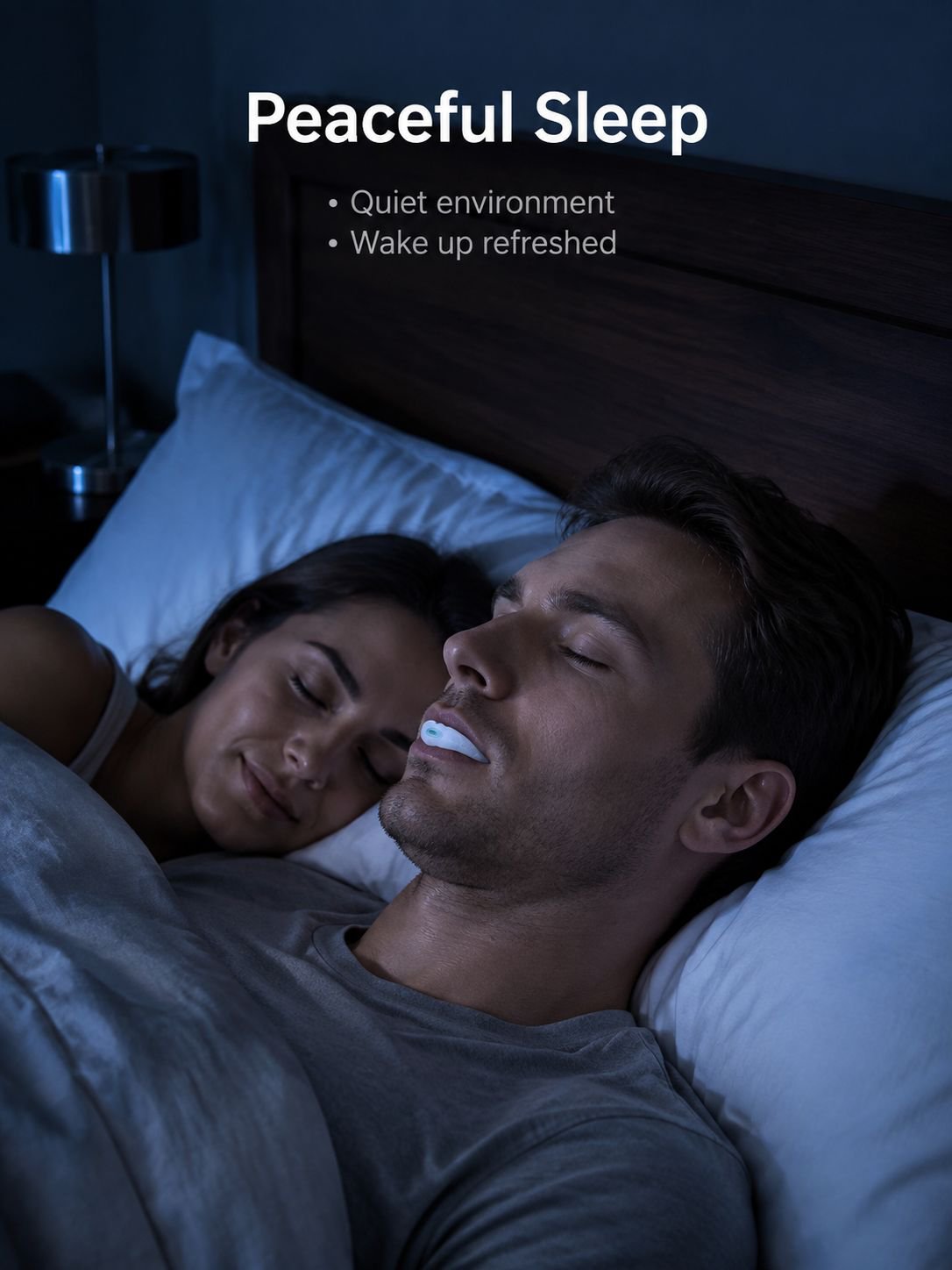 Portable Silicone Snore Guard – Worry-Free Sleep, Anti-Grinding