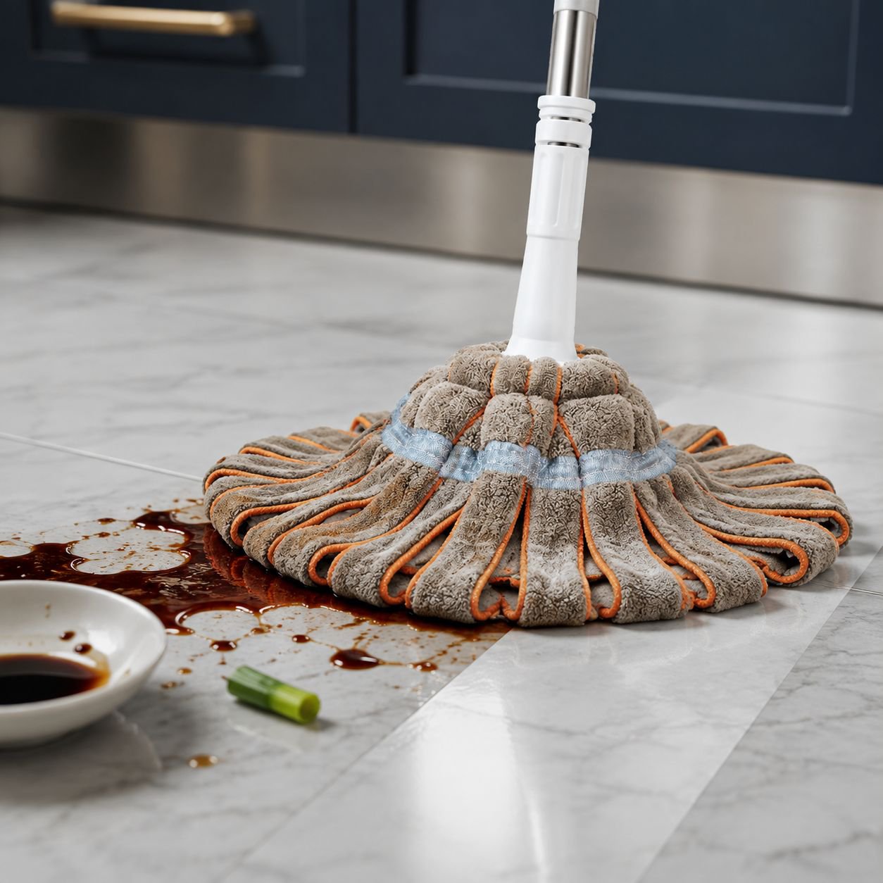 Hands-Free Water Absorbing Mop Cloth for Home