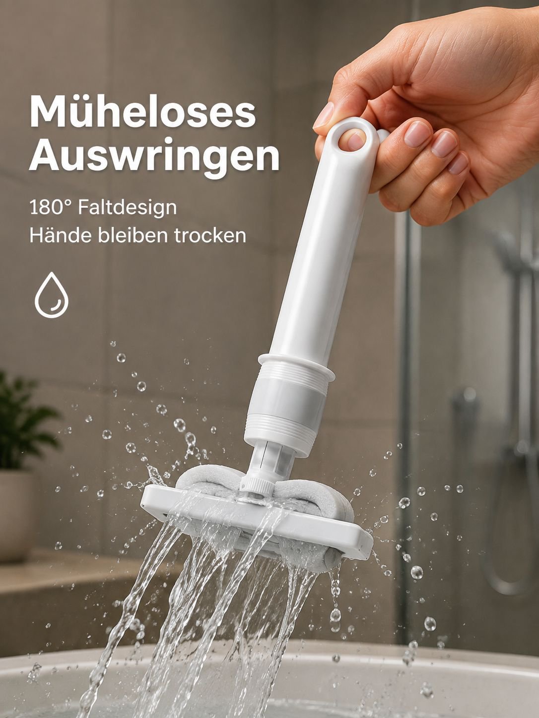 Trocken- und Nassreinigung Mopp