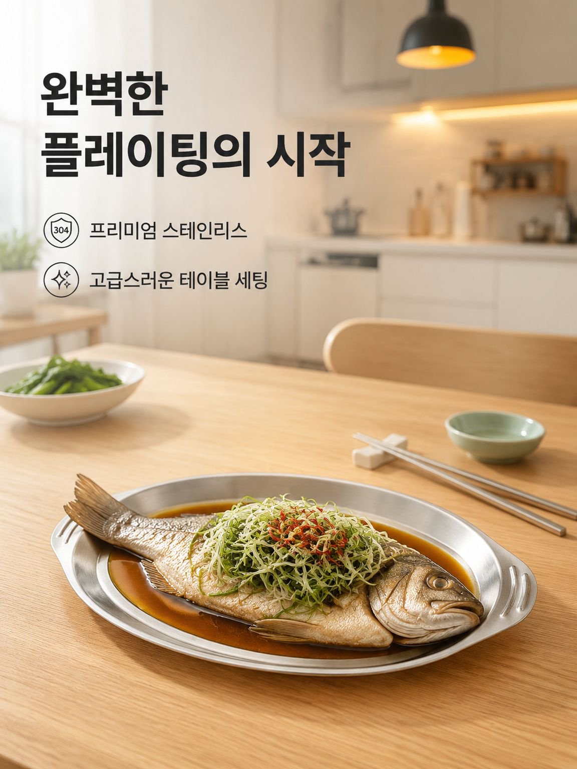식품급 스테인리스 생선 쟁반