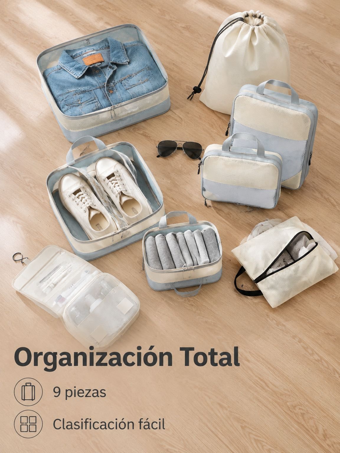 Bolsa de compresión portátil para viaje