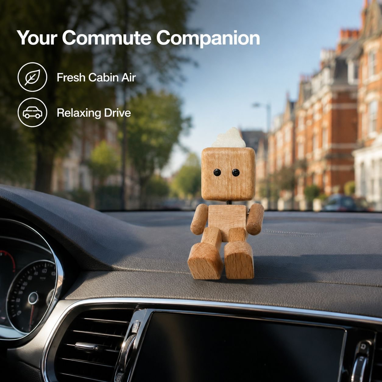 Desktop Car Robot Aromatherapy Decompression Cute Ornament