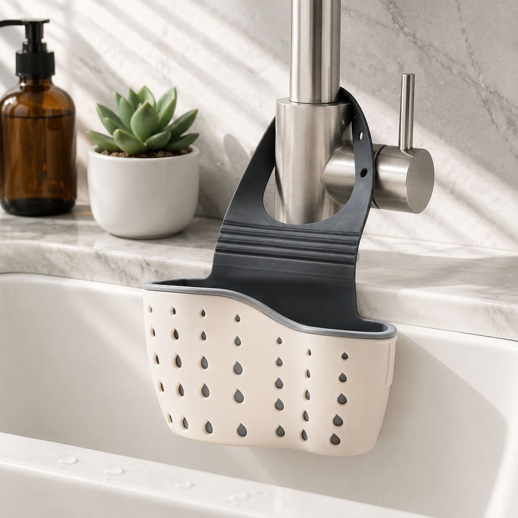 No-Drill Sink Caddy Organizer
