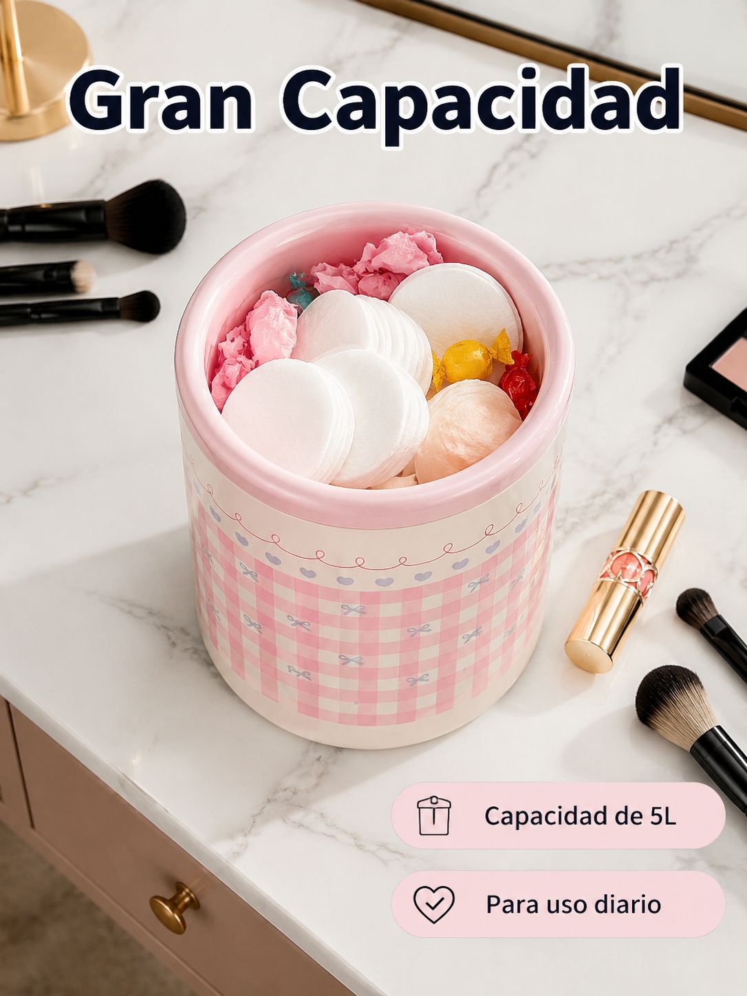 Portalápices de plástico de diseño elegante para oficina