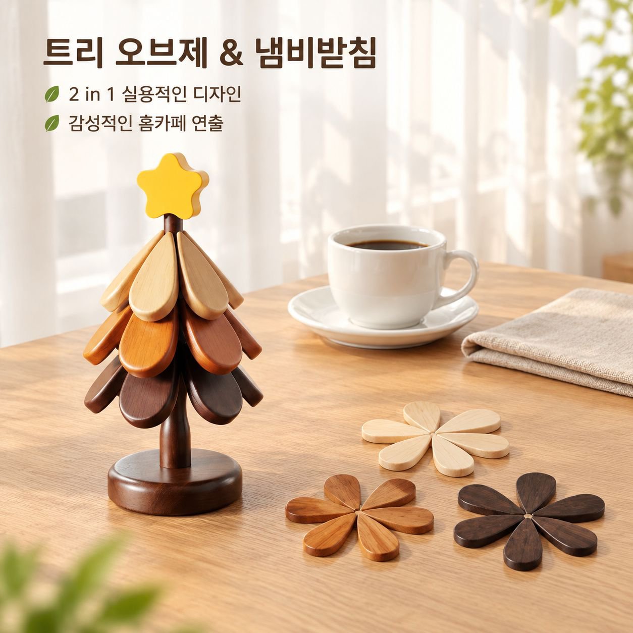 내열 냄비받침 식기장 장식품