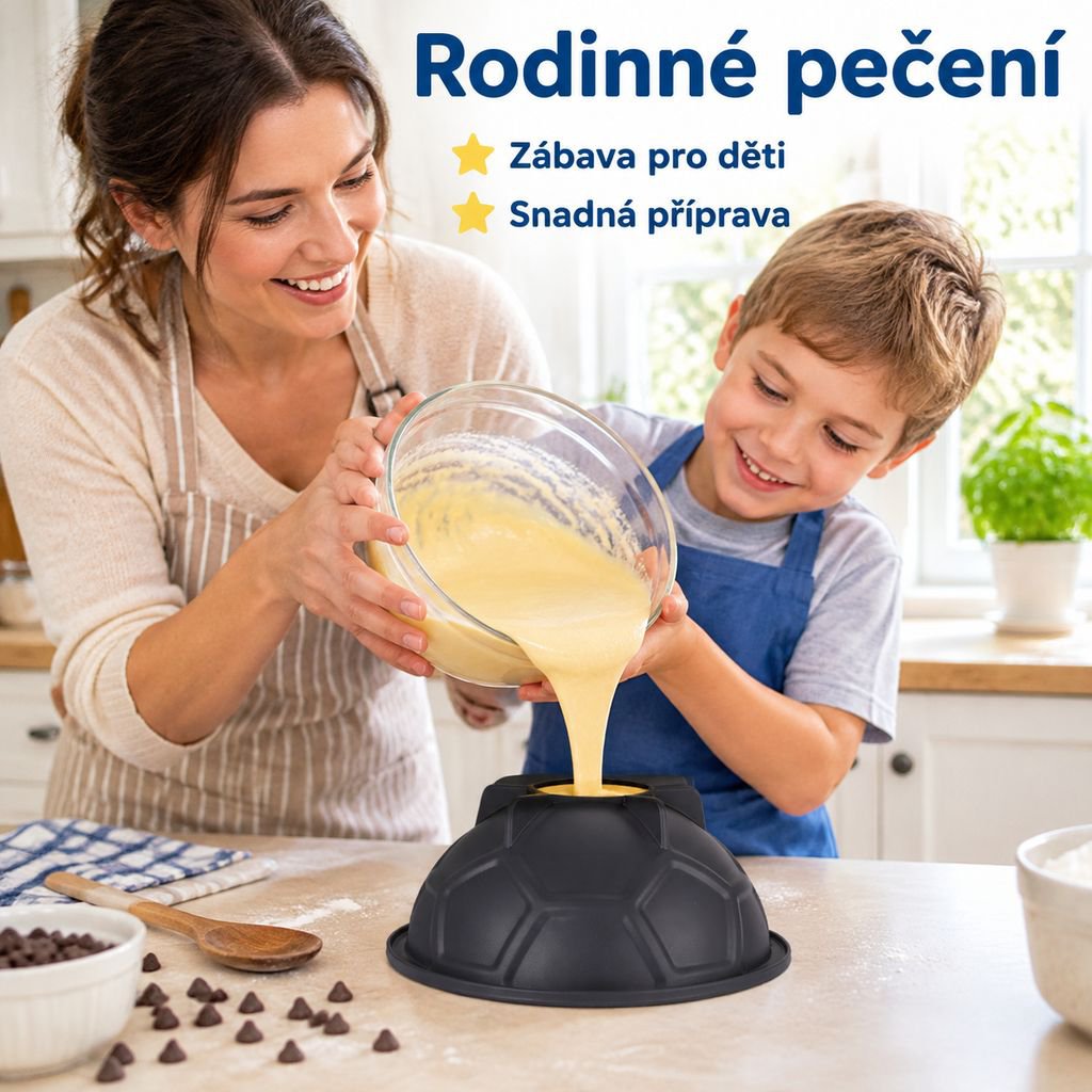 Zábavná tvarovaná forma na dort – DIY pečení
