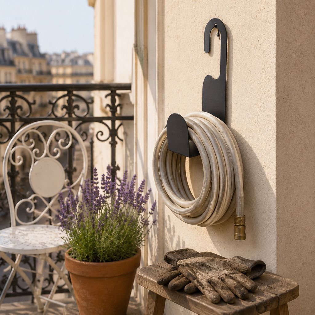 Accessoire mural pour tuyau de jardin durable et solide