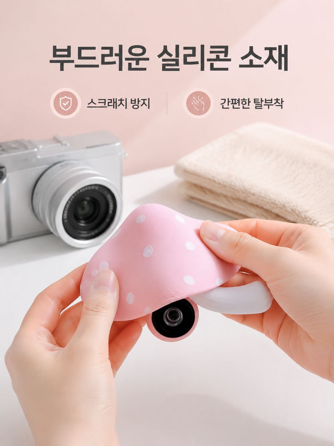버섯머리 카메라 방우 커버