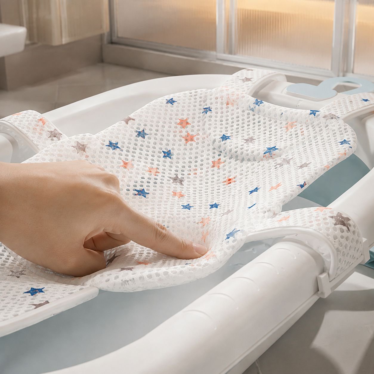 Spacious and portable baby bathtub for home use
