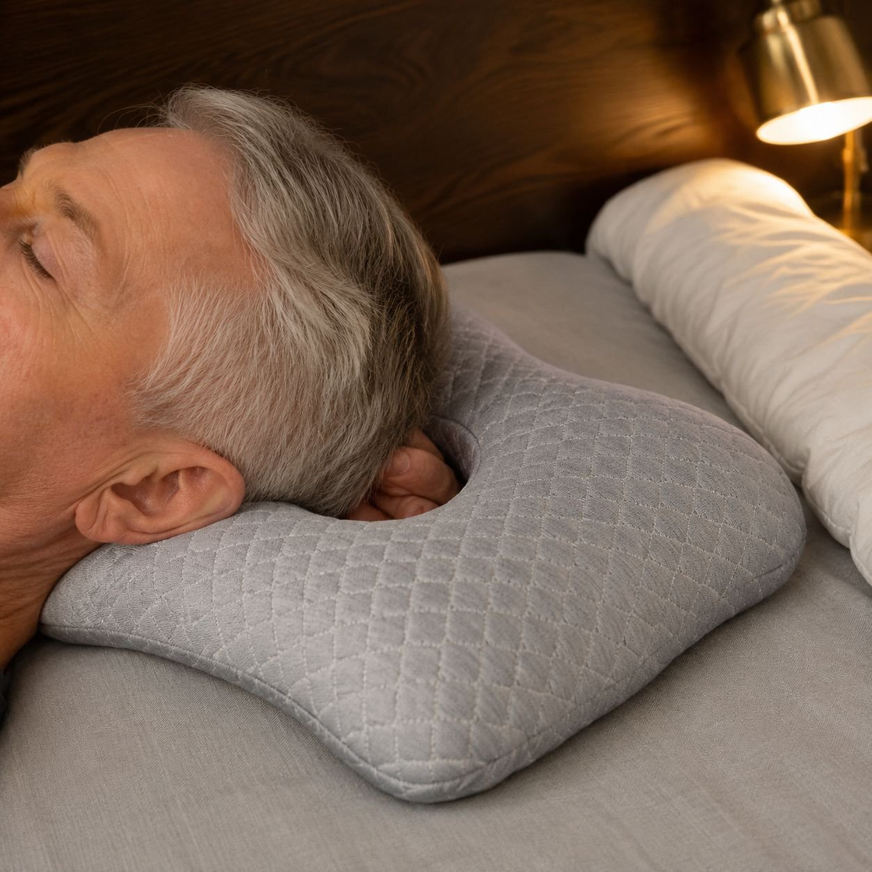Elderly Ear Pillow Single Hole High Quality Cotton Polyester Filling