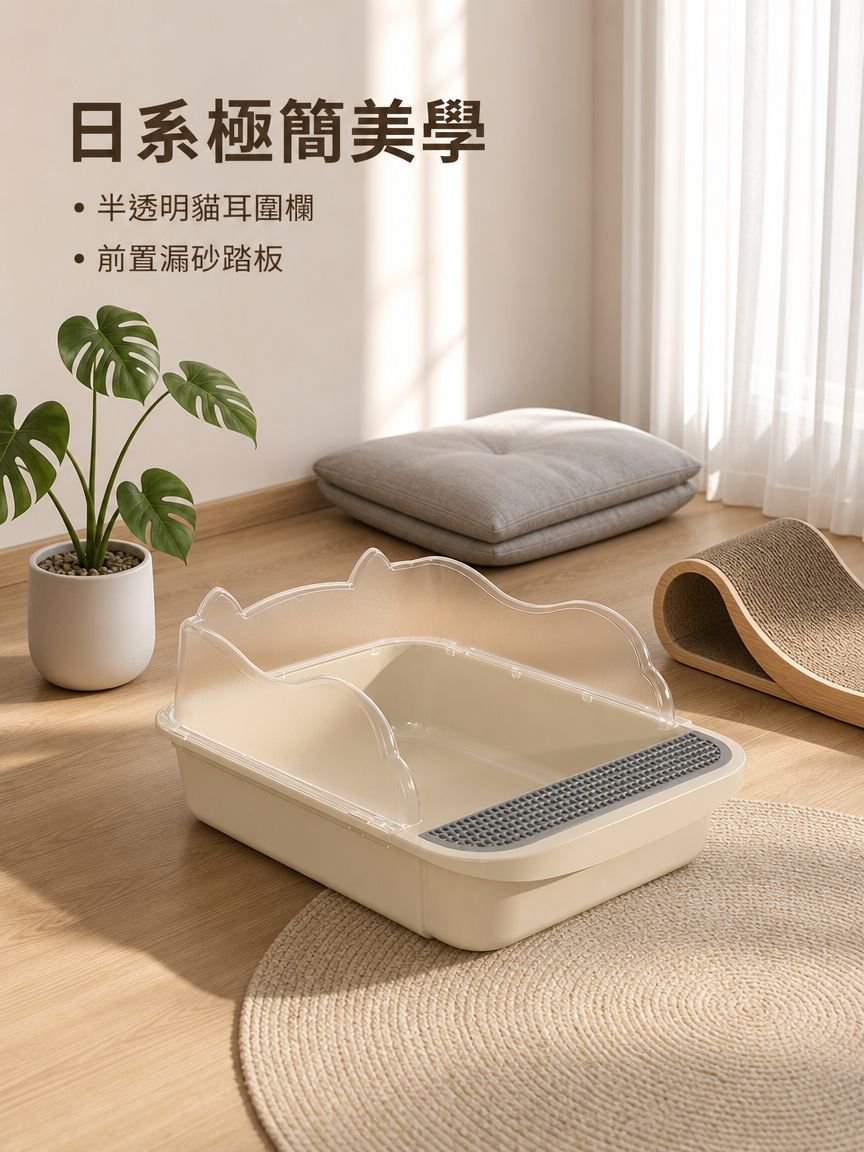 超大號加厚貓砂盆