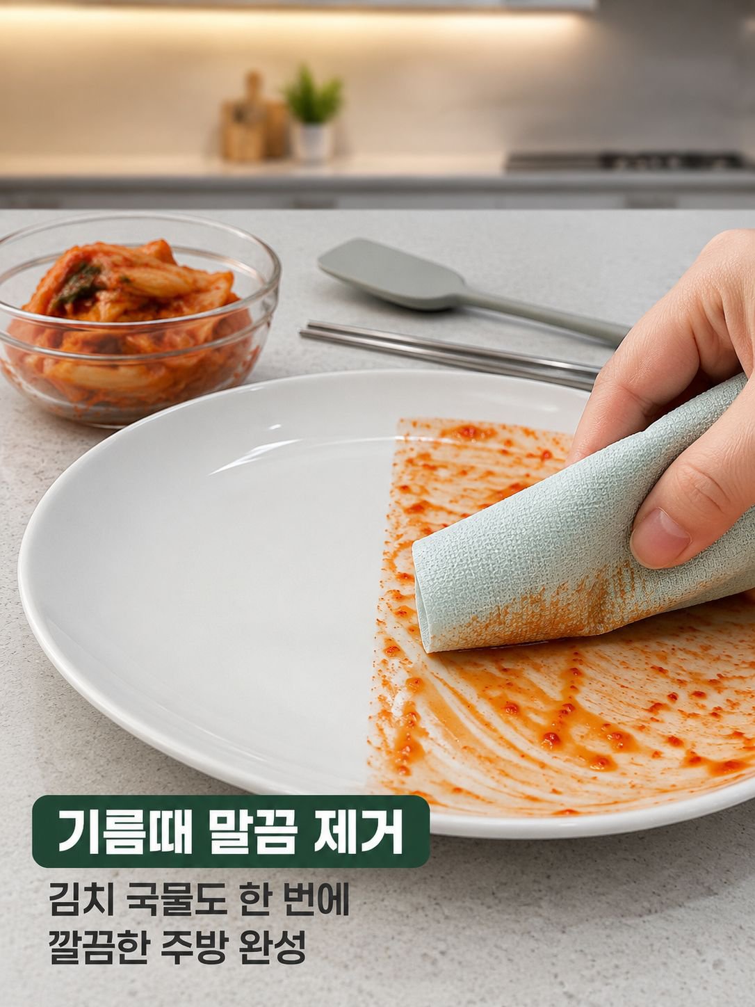 두꺼운 흡수 일회용 설거지 행주