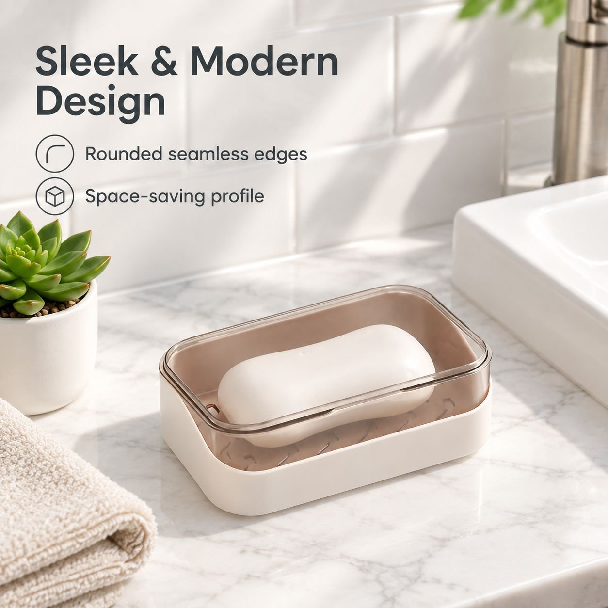Non-drilling flip soap box