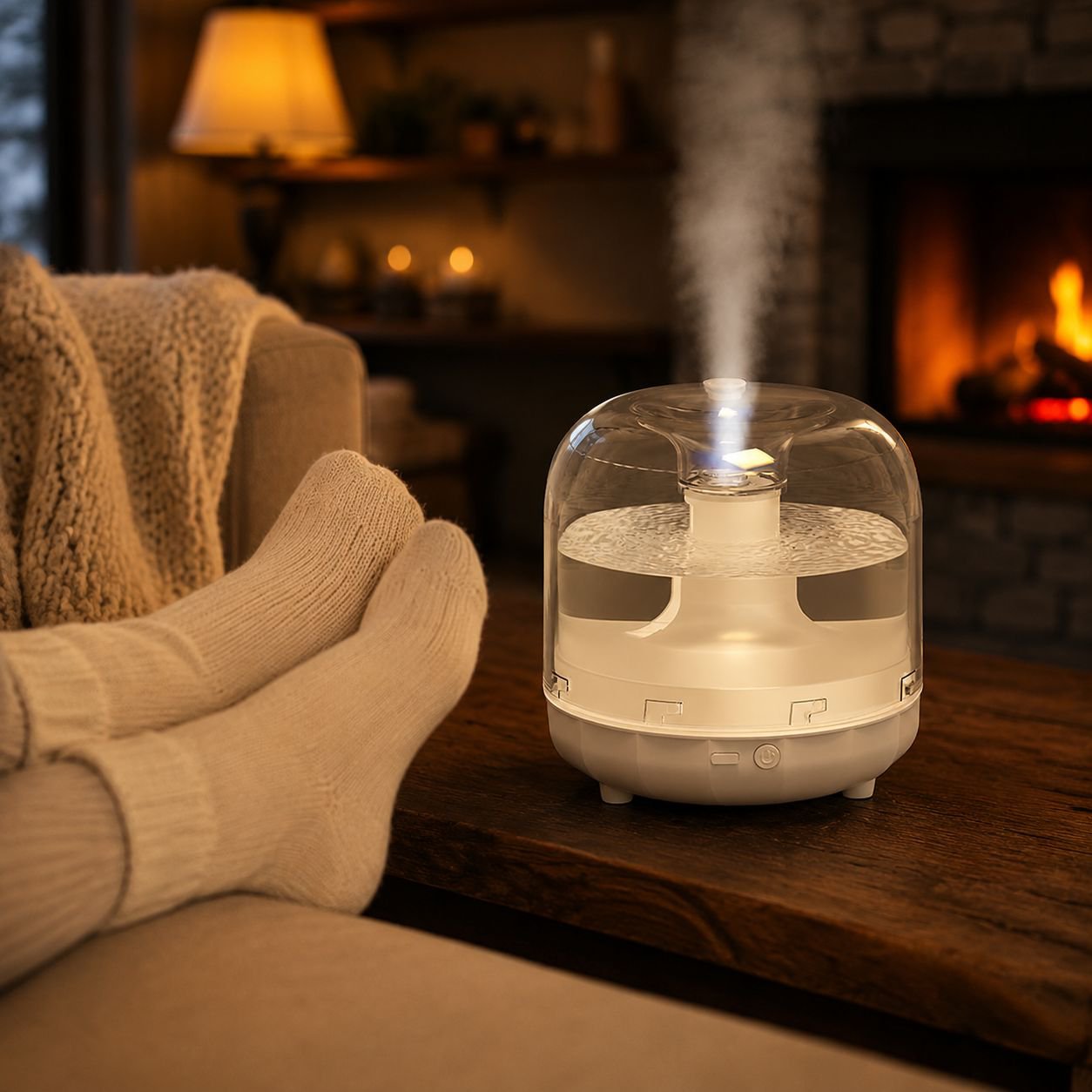 Modern home humidifier with silent operation