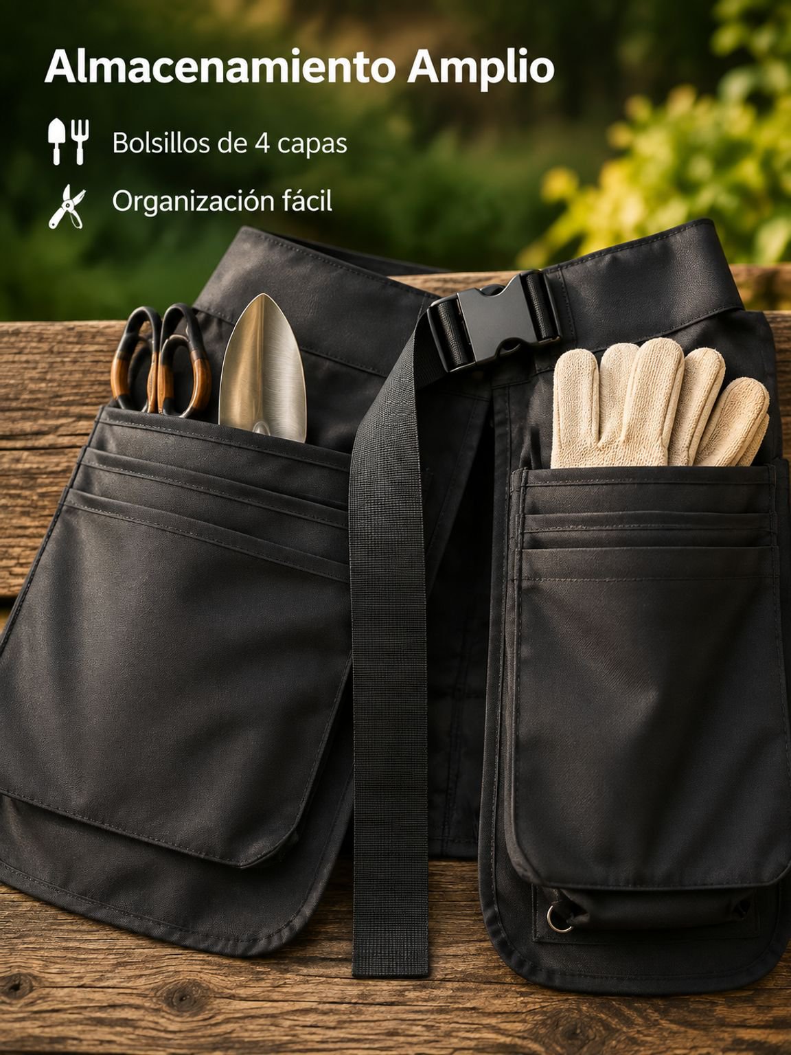 Bolsa de herramientas para cinturón de trabajo versátil
