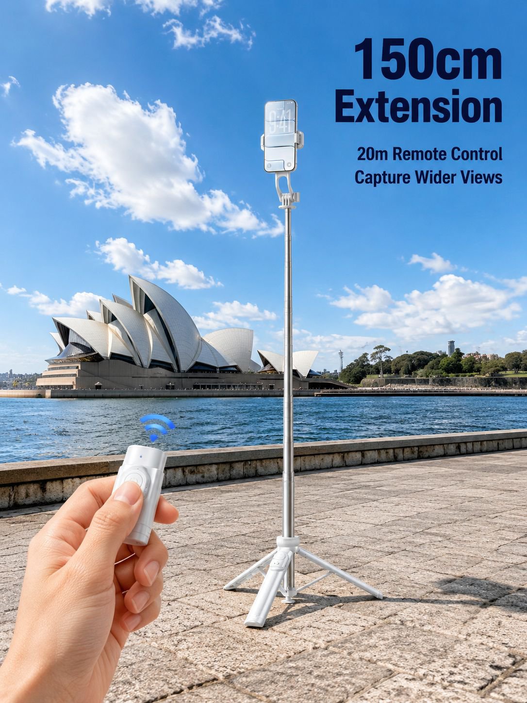 New mini selfie stick, floor tripod, extendable handheld stand