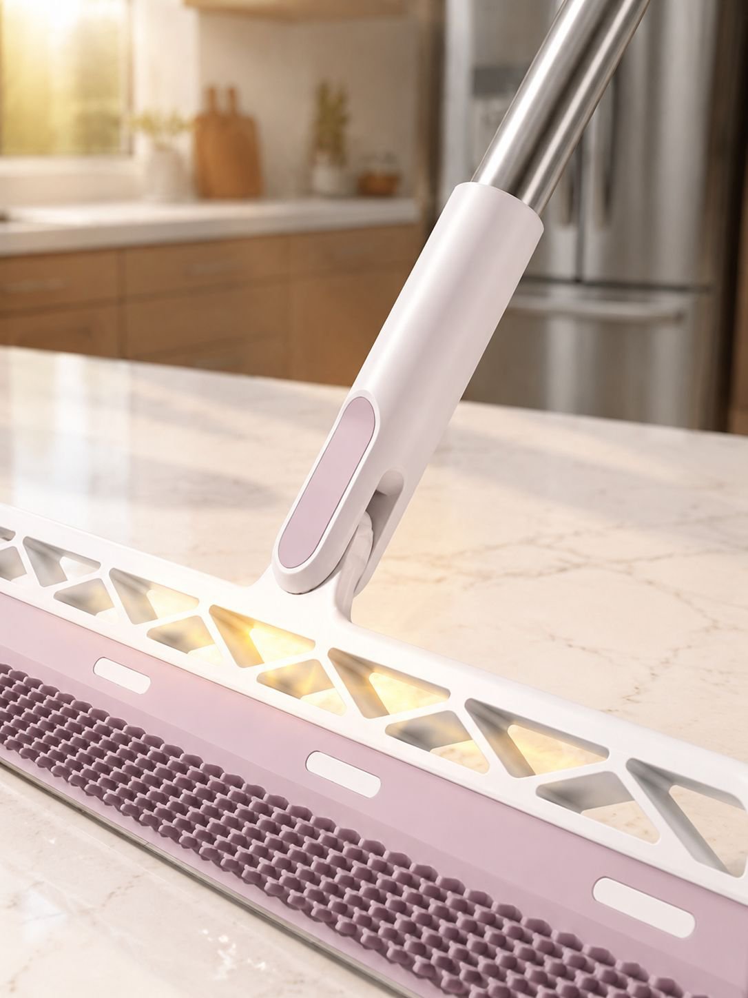 JMY Magic Broom effectively cleaning windows and surfaces