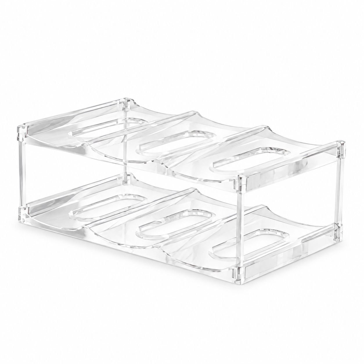 Living Room Desktop Multi-layer Transparent Water Cup Organizer Thermos Cup Holder