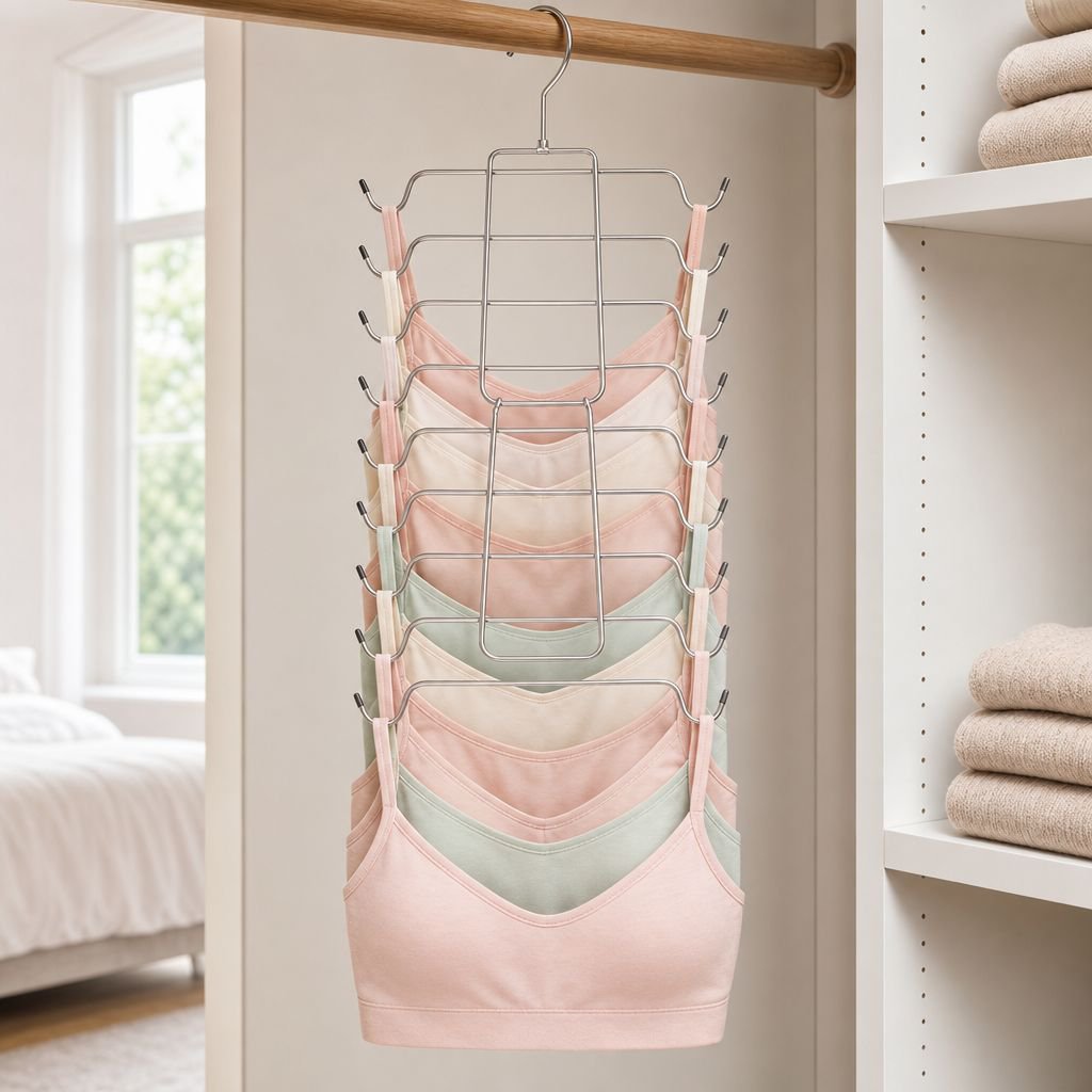 Household Magic Hanger Tie Storage Rack