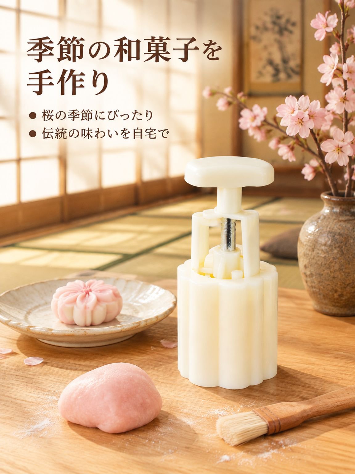 手押し式月餅型