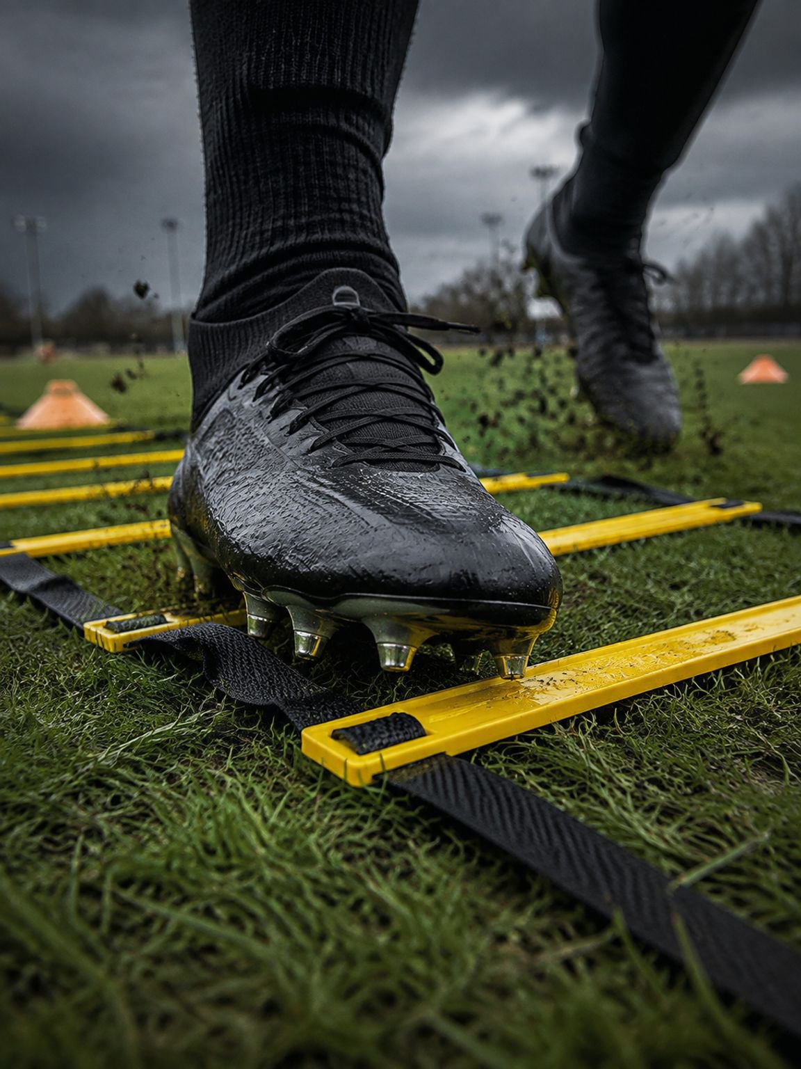 Agility ladder trainingsset voor voetbal, fitness en teamsporten