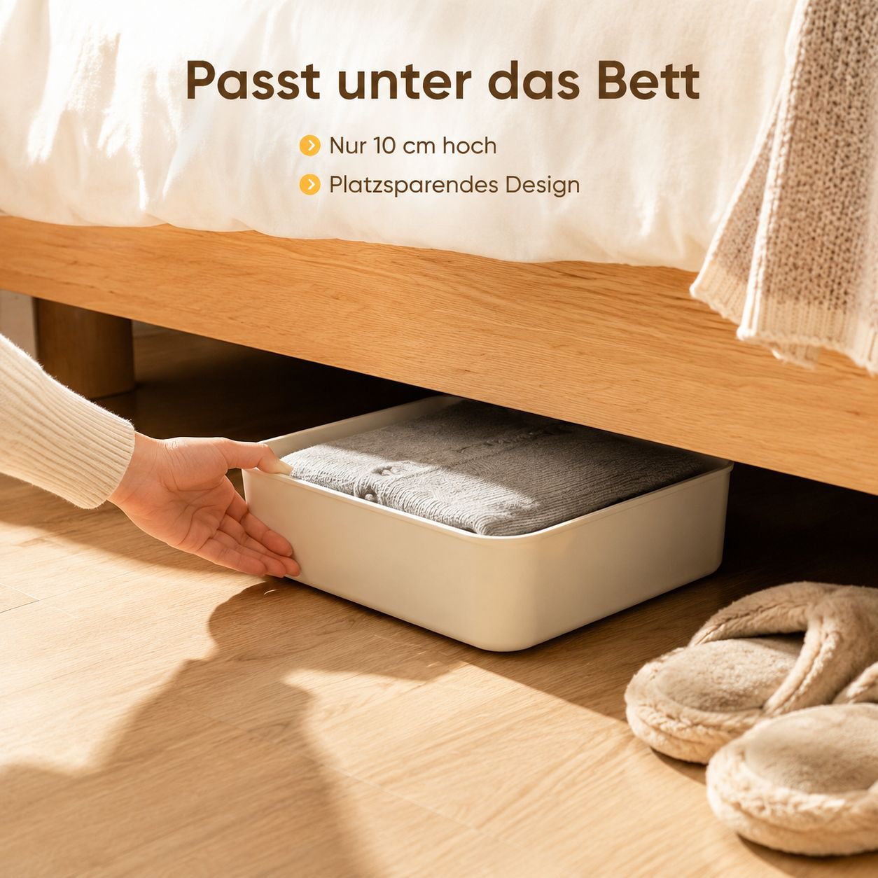 Große Aufbewahrungsbox mit Deckel