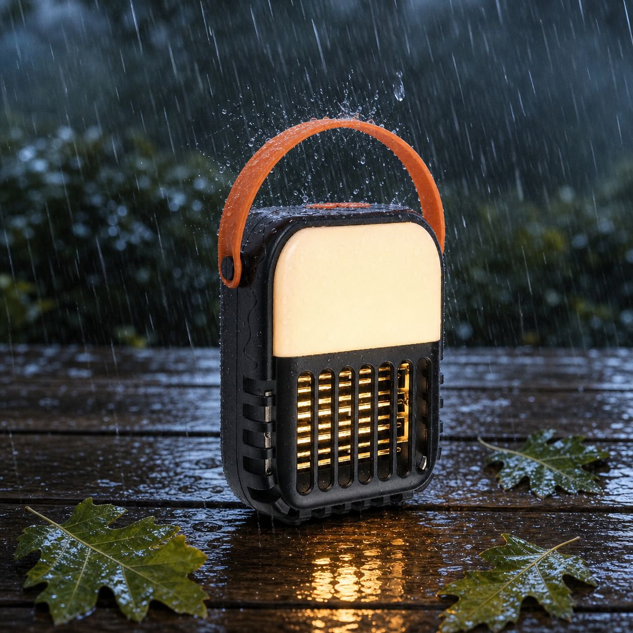 Garden mosquito lamp with solar panel