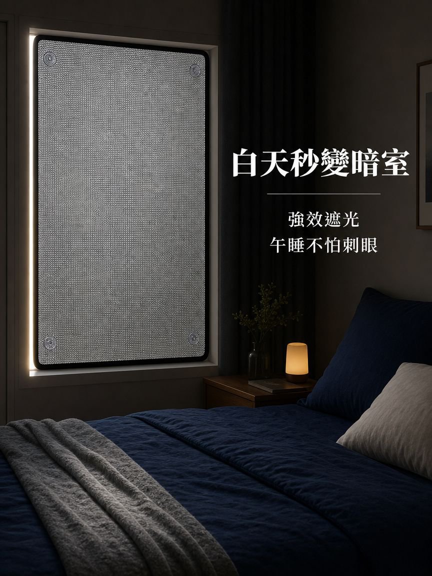 家用防曬隔熱吸盤薄膜