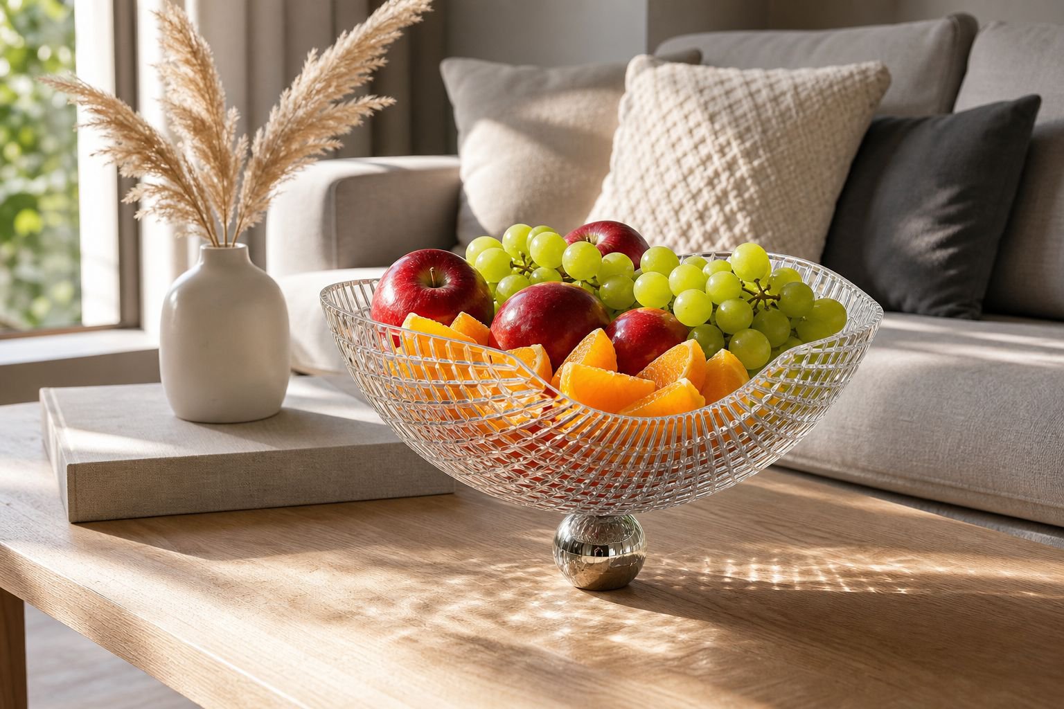 Stylish Living Room Fruit Plate, Dried Fruit and Candy Display Platter