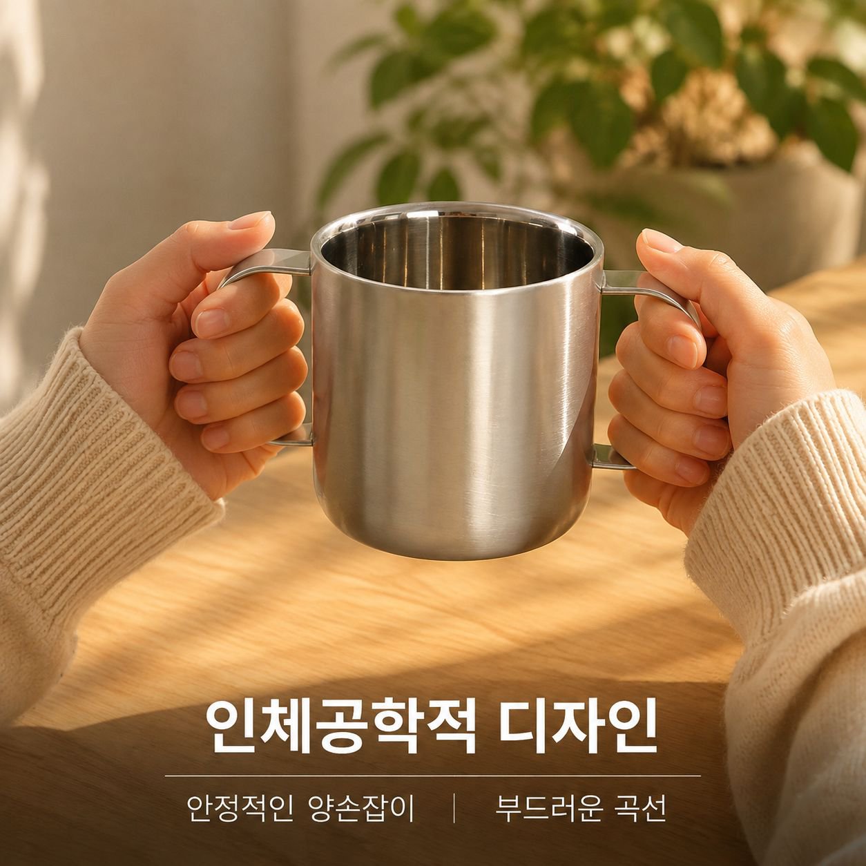 식품 등급 316 스테인리스 스틸 이중벽 물컵