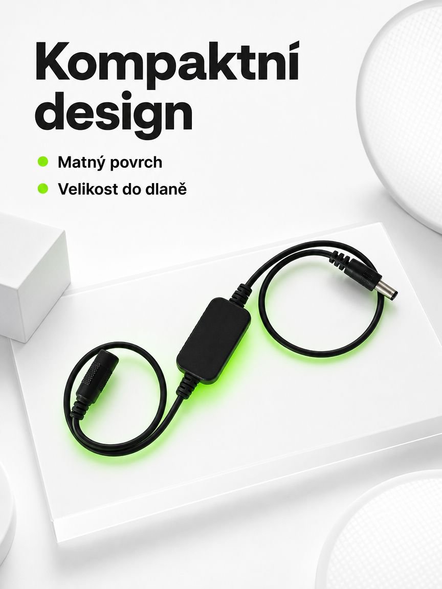 72hodinový automatický vypínač napájení a restartovací kabel pro router